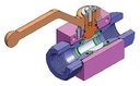 2 WAY BALL VALVE ISO 1179-1 BSPP SCREW THREAD STANDART