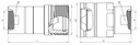 QCSTC 14541 SCREW TYPE ISO 1179-1 BSPP THREAD