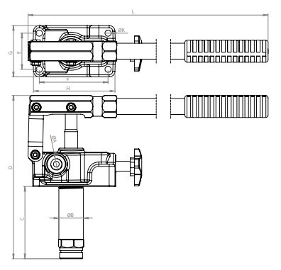 HAND PUMP - DOUBLE ACTING