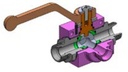 3 WAY BALL VALVE ISO 8434-1 METRIC THREAD (LIGHT SERIES)