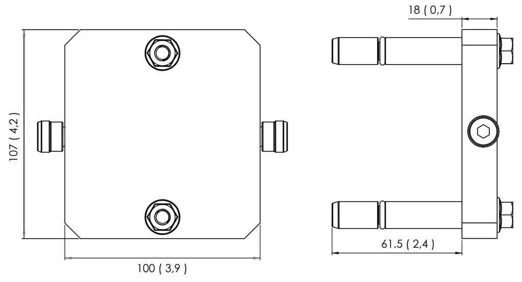 Multikupplung V5P (Female+Male)