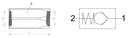 CHECK VALVE ISO 1179-1 BSPP THREAD