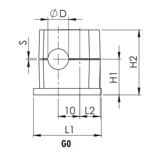 Pipe Clamp Hydraulic Hose Clamp Light Series