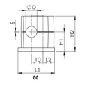 Pipe Clamp Hydraulic Hose Clamp Light Series