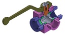3 WAY BALL VALVE ISO 1179-1 BSPP THREAD "L"