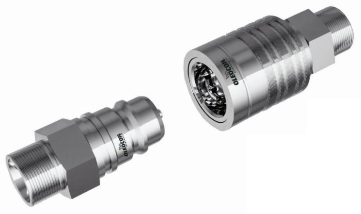 QCPP 7241-A PUSH PULL ISO 8434-1 METRIC THREAD