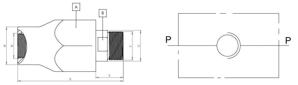 SJS SWIWEL JOINT - STRAIGHT