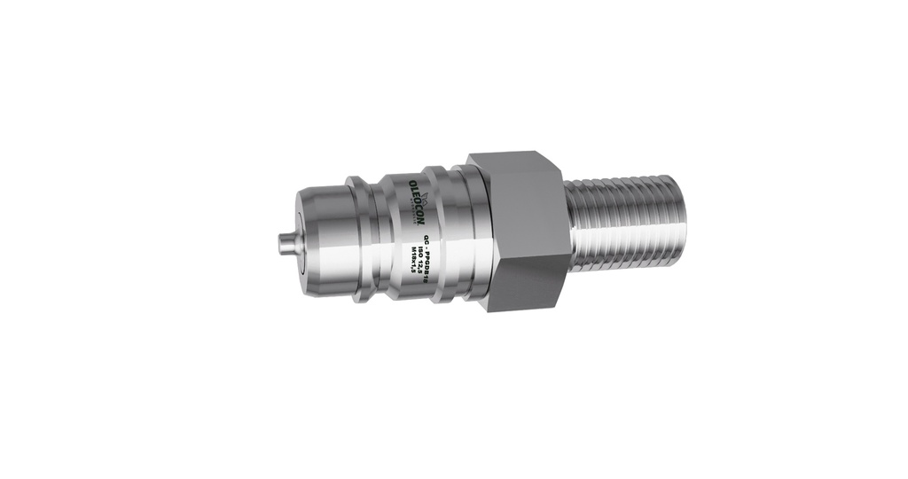 QCPPB 7241-A PUSH PULL BULKHEAD ISO 8434-1 METRIC THREAD