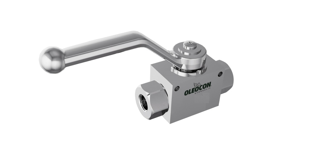 OLEOCON 2 WAY BALL VALVE ISO 1179-1 BSPP THREAD