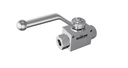 2 WAY BALL VALVE ISO 1179-1 BSPP THREAD