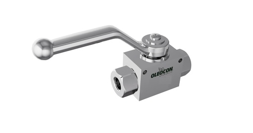 OLEOCON 2 WAY BALL VALVE ISO 1179-1 BSPP THREAD