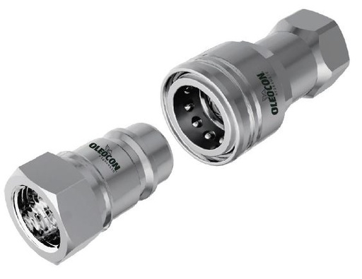 QCA 7241-A POPPET TYPE ISO 1179-1 BSPP THREAD